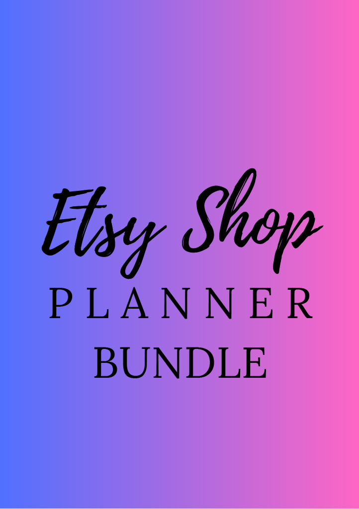 Etsy Shop Planner Bundle (40+ Digitally downloaded pages INCLUDED) #1 Best Selling